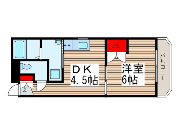 ウィンベルデュエット松戸の物件間取画像